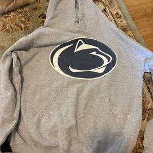 Gray Penn State Hoodie